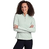 Avalanche Women's 1/4 Zip Pullover, Lightweight Hiking Partial Zip Mock Neck Top