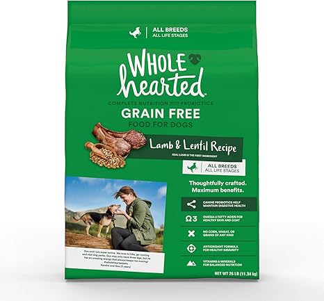 Wholehearted dog food 25 lbs Clearance