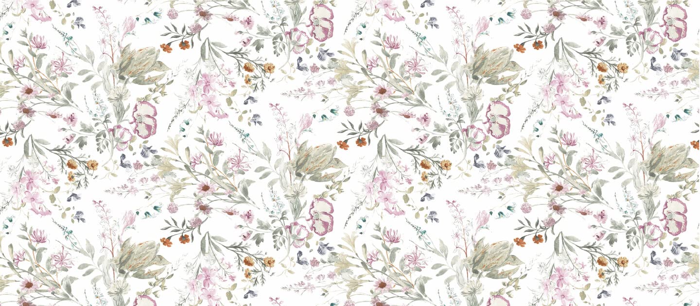 d-c-fix Oilcloth Tablecloth PVC-Free Whisper Flower – Washable Waterproof – Indoor and Outdoor – Oilcloth Plastic Tablecloth, Wax Tablecloth – 110 cm x 140 cm, Square