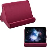Mcbazel Tablet Pillow Stand for iPad Dark Wine Red Multi-Angle Cushion view 1