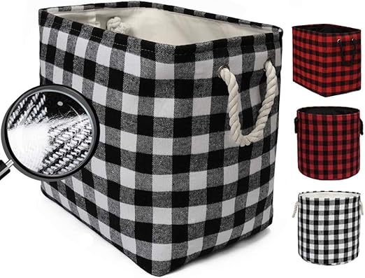 Amazon Com Large Rectangular Decorative Storage Bins Foldable