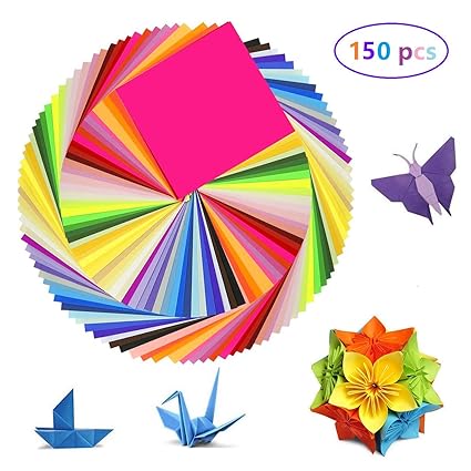 Origami Papier150 Blatt Doppelseitigesorigami Papier In 50