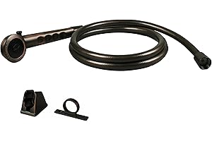 Builders Shoppe 4120BZ RV/Motorhome Replacement Non-Metallic Hand Held Shower Set Brushed Bronze Finish
