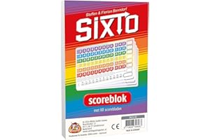 White Goblin Games scorepad Sixto - 80 double-sided scoresheets