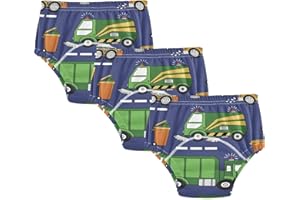 foixnub Cute Animal Baby Cotton Training Pants 3 Pcs Toddler Potty Training Underwear for Little Boys Girls 2-5T