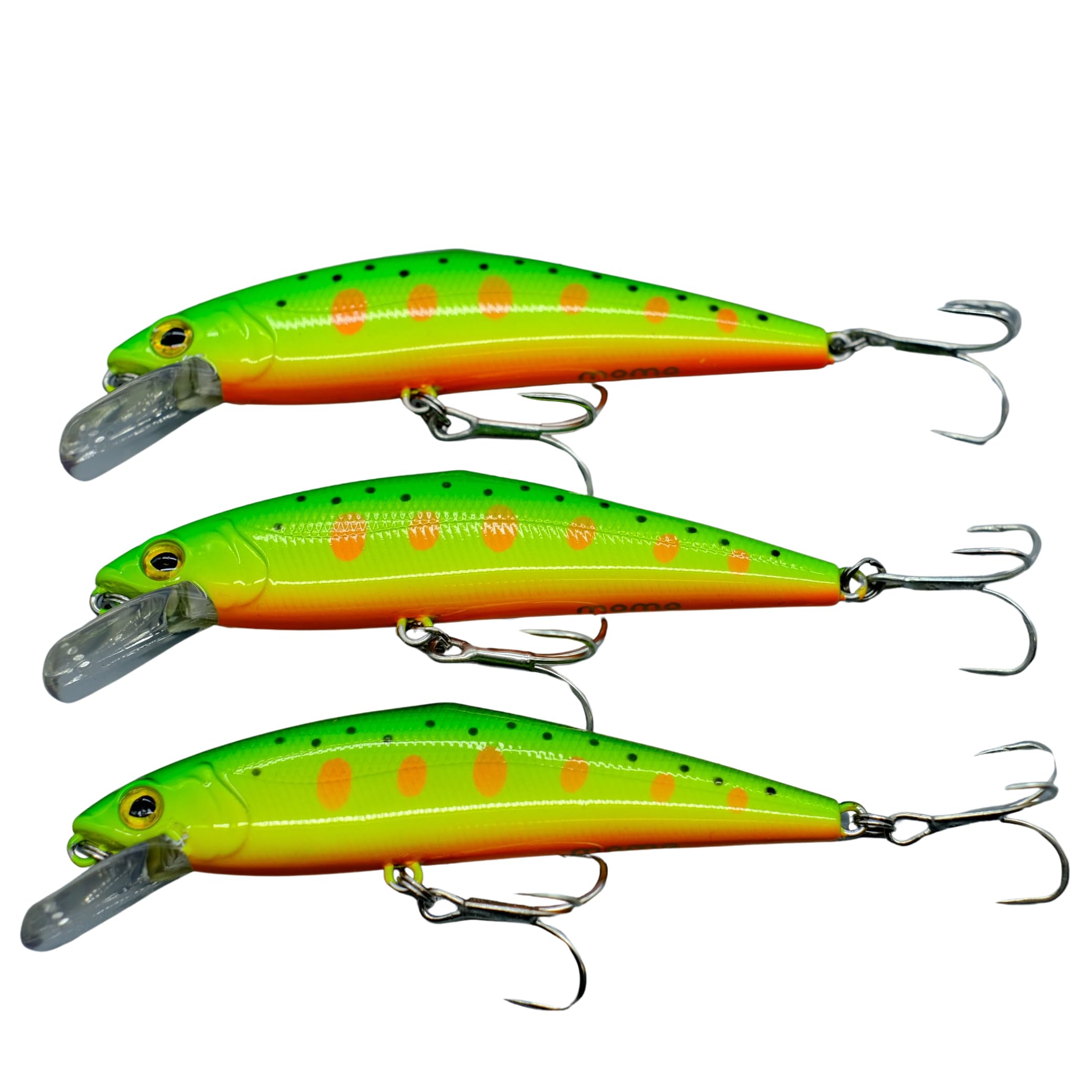 momolures Set Package - Heavy Sinking Minnow 85mm 14.3g d-contact style for Trout Pike Bass Salmon Freshwater Saltwater Lure Fishing (Assort 06)