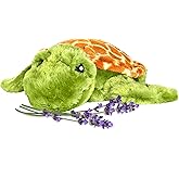 Tyson Turtle - Microwavable & Weighted Plush Stuffed Animal - Heated Plushie for Warmth - Cute, Soft, Cozy Toy for Adults & Children (Boys, Girls, & Toddlers) by Warm Pals