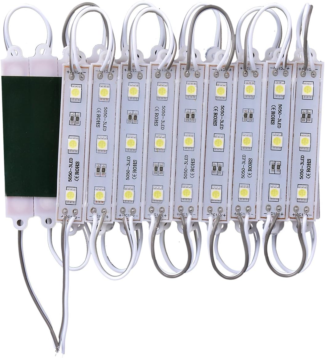 200pcs DC 12V 5050 3leds Waterproof LED Modules For LED Sign Backlight, Advertising Light Box, Channel Letters (white light)