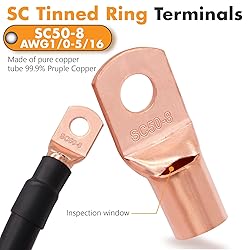 1/0 Gauge Wire (40ft) Copper Clad Aluminum CAA Car