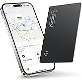 Wallet Tracker Card Air Tracker Tag, Work with Apple Find My, iOS only, for Tracking Tag, Smart Card Finder, Item Locator for