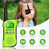 AWANFI Walkie Talkies for Kids Rechargeable Long Range VOX Flashlight USB-C 2 view 4