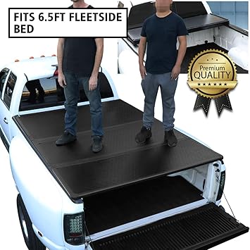 Amazon Com Dna Motoring Ttc Hard 028 Pickup Truck Bed Top Hard Solid Tri Fold Tonneau Cover Automotive
