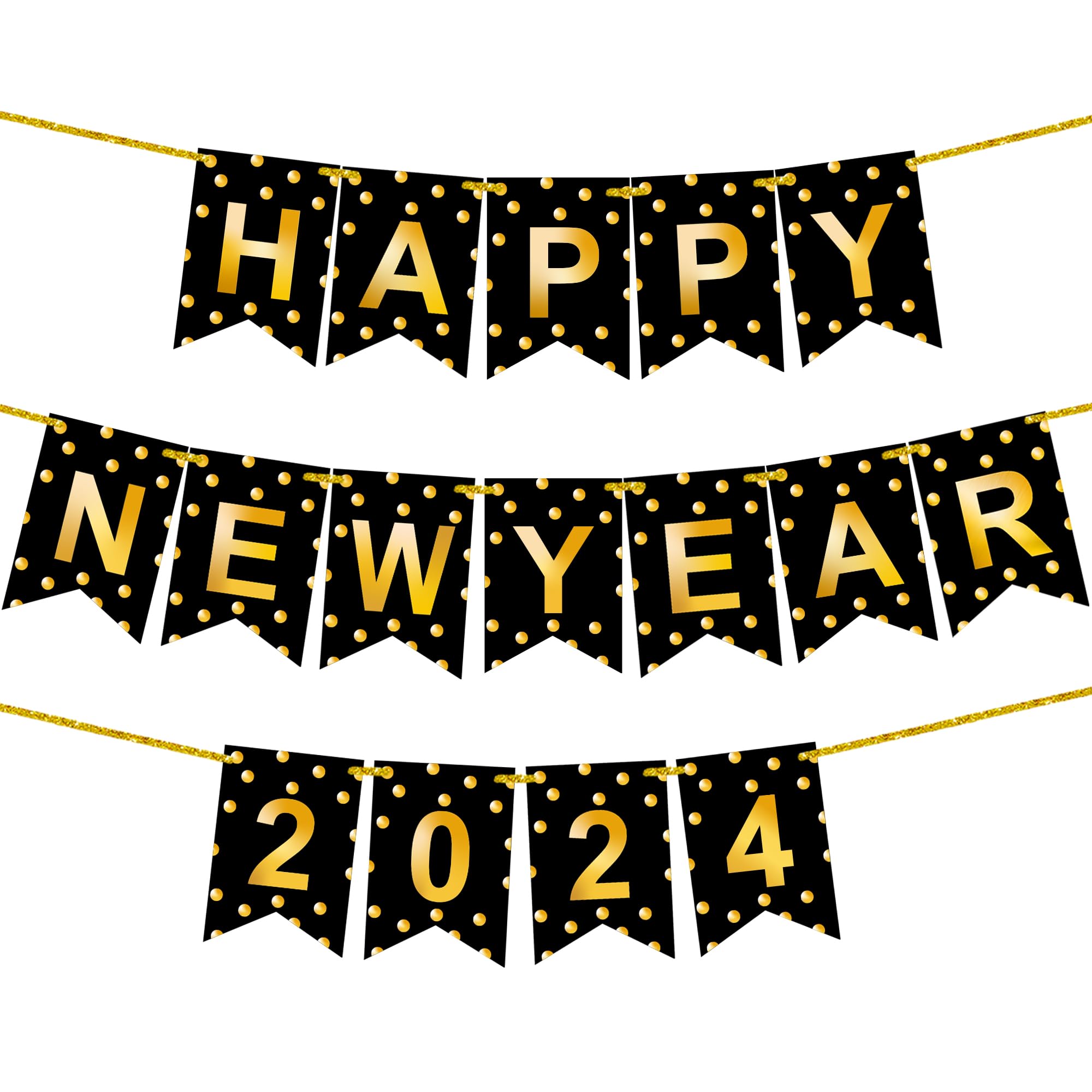 Mua KatchOn Happy New Year Banner 2025 - No DIY, 10 Feet | New Years ...