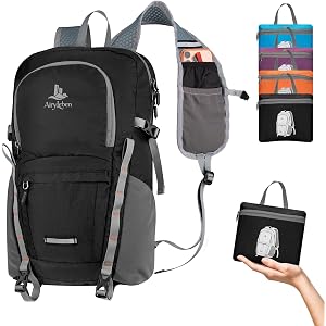 20L Small Hiking Backpack for Women Men, Lightweight Packable Daypack | Water-Resistant Fabric, Quick Access Pocket, Adjustab
