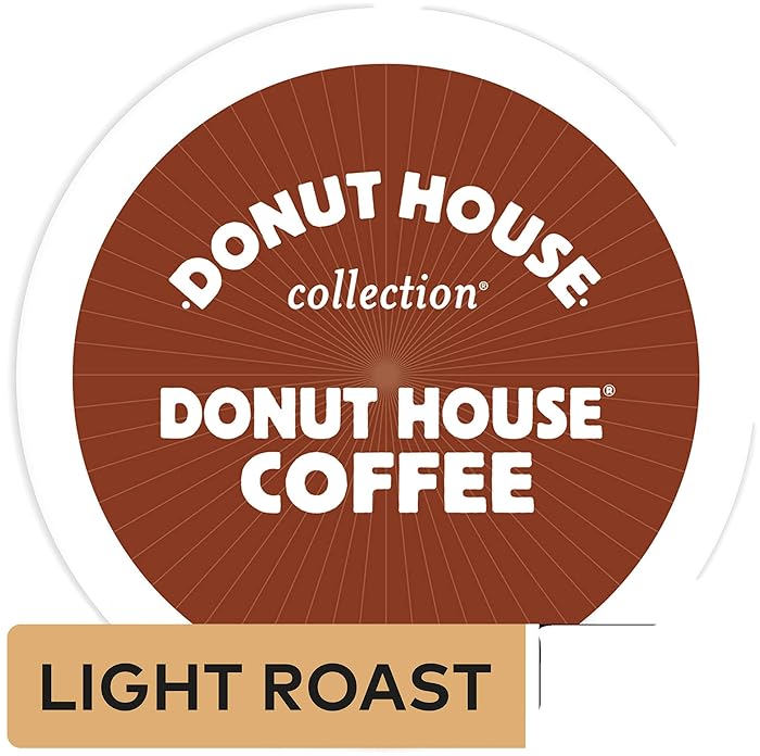 Donut House Coffee,K-Cup Portion Pack for Keurig K-Cup Brewers, Light Roast 12-Count (Pack of 3)