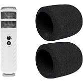 SOULWIT 2Pcs Pop Filter for R&Oslash;DE(Rode) Podcaster - Black | Windscreen for R&Oslash;DE(Rode) Podcaster Microphone