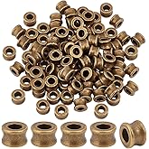 PH PandaHall 100Pcs Alloy Bronze Round Loose Beads for European Style Jewelry