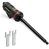 Berkling BT 6321-12 1/4in Air Die Grinder, 12in Extension, 20,000 RPM | 0.5HP Motor, Variable Speed Control, Lightweight Aluminum Body, Low 84dB Noise, Ideal for Weld Grinding &amp; Edge Smoothing