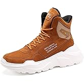 GSIGUL Mens Fashion Sneakers High Top Shoes Men's Running Shoes Workout Athletic Walking Casual Shoes for Men