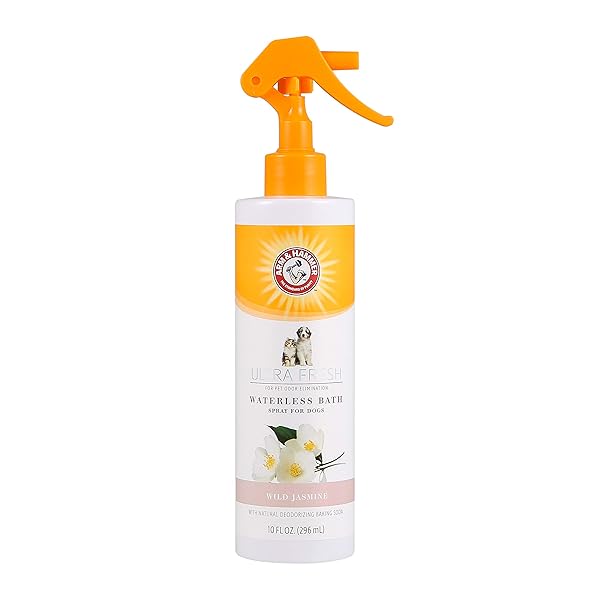 ARM & HAMMER FOR PETS ULTRA FRESH WATERLESS BATH SPRAY IN WHITE JASMINE SCENT | DRY DOG SHAMPOO, DEODORIZER