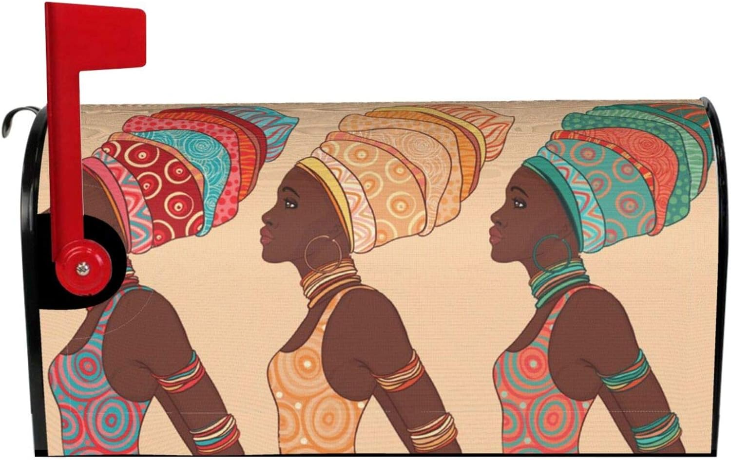 WFYZIYZL - Cubierta magnética para buzón de correo, diseño de mujer