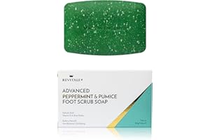 Revitale Advanced Peppermint & Pumice Foot Scrub Soap – Exfoliating & Revitalising Bar for Feet