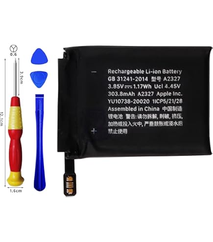 Applewatch5 バッテリー85% Amazon.com: 510mAh New Upgraded Watch Battery Series5 44mm
