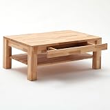 Moebella Couchtisch Holz Massiv Eiche Mit Schublade Massivholz