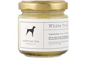 TRUFFLES USA White Truffle Butter 2.82 oz - Italian Truffle Butter from Fresh Italian Truffles, Imported from Italy from Authentic Family Owned Truffle Farms
