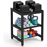 Dumbbell Stand with Tray, Weight Rack for Dumbbells, 500 LB Capacity
