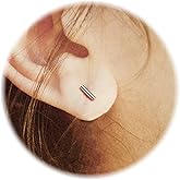 Enticera 14K Gold Stud Earrings for Women 20g Leaf Cross Bar Handmade Flat Back Earrings Hypoallergenic Nap Screw Back Cartilage Earrings Tragus Helix Piercing Jewelry