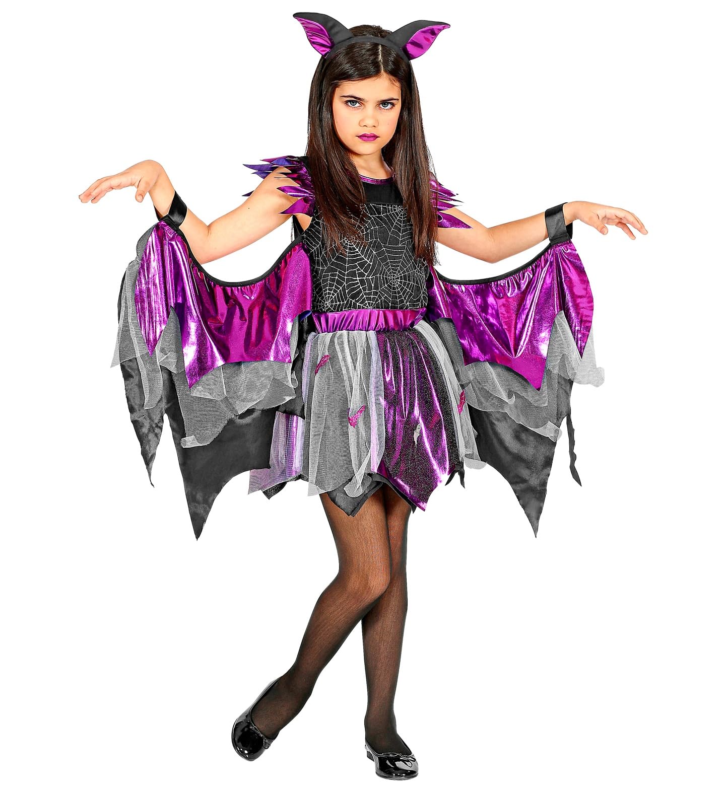 W WIDMANN MILANO Party Fashion - Children's Bat Wings Halloween Dress Costume