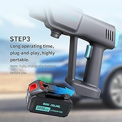 Cordless Pressure Washer Battery Powered; 800PSI