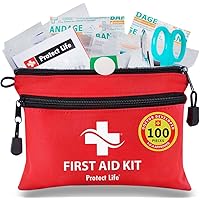 First Aid Kit for Home/Businesses - Emergency Kit/Travel First Aid Kit for Car. Small, Mini First Aid Kit Bag Survival/Medica