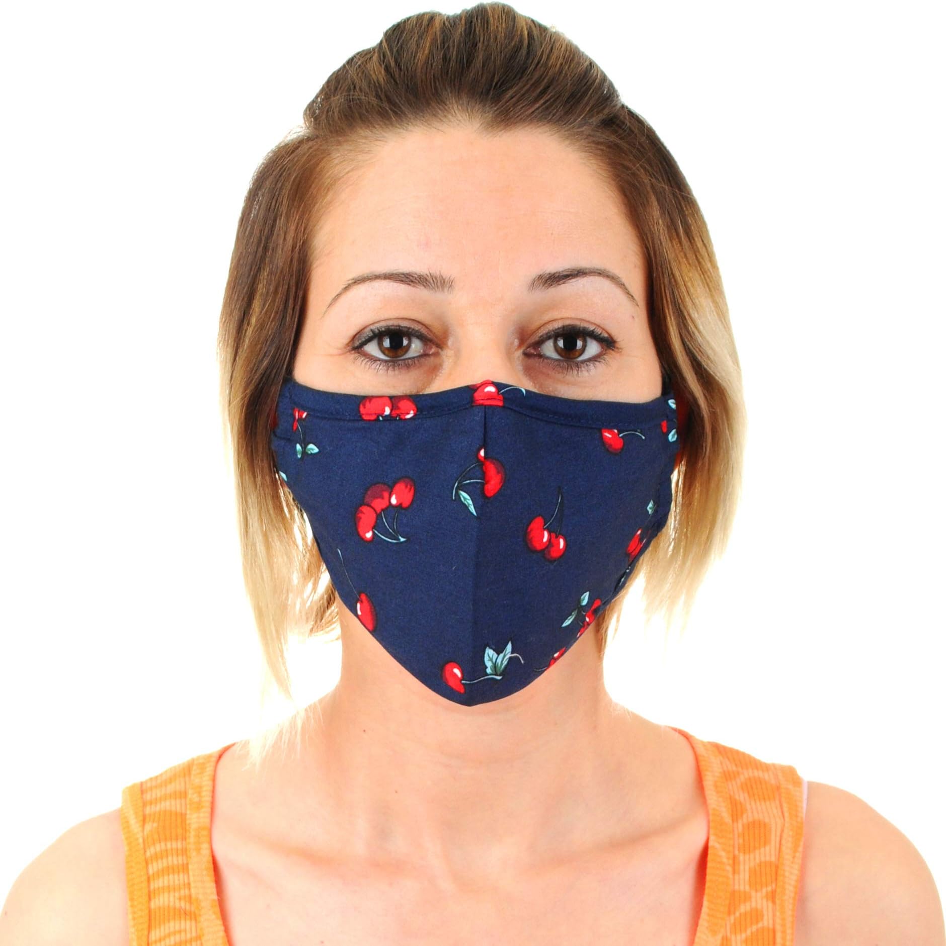 Air Pollution Mask for Dust, Smoke, Smog with Filters. Adjustable Ear Straps and Nose Bridge - Washable and Reusable Comfy Cotton Respirator Face Mouth Mask for Polluted air