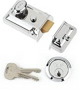 Yale P-77-CH-CH-60 Traditional Nightlatch 60mm Chrome Finish Standard Security