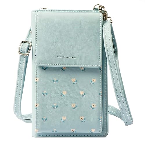 Lorna Girls Womens Mobile Cell Phone Holder Pocket Wallet Hand Purse Clutch Crossbody Sling Bag