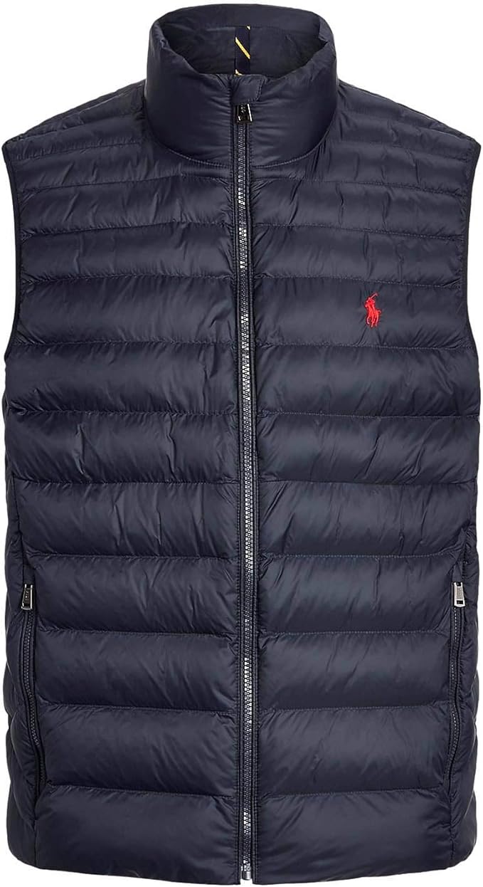 Ralph Lauren Polo Men Packable Down Jacket Vest XS at Amazon Menâs Clothing store