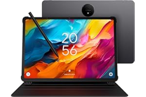 TCL NXTPAPER 14 Android Tablet, 14.3" Paper-Like Display Drawing Pad & Digital Notebook with 4096-Level Stylus & Flip Case, 8+8GB RAM, 256GB Storage, 10000mAh Battery, Multi-Window, Gray