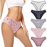 Youngsing Women's Underwear Bikini Panties Soft Breathable Lace Edge Briefs Cotton Ladies Panties