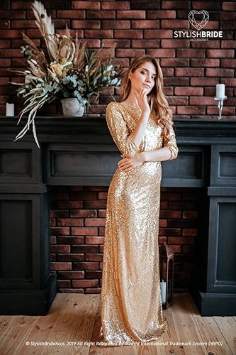 rose gold sequin dress amazon