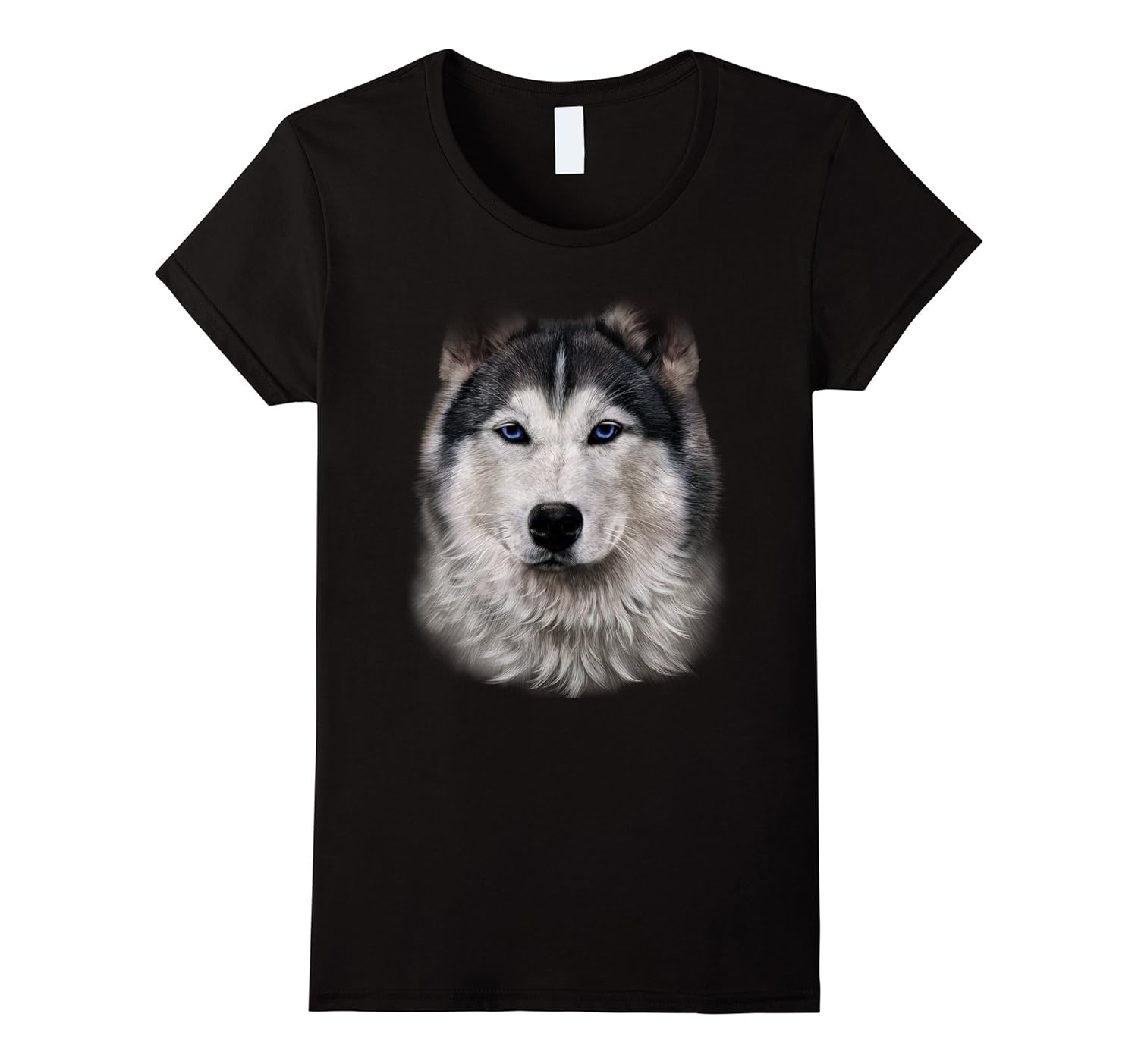 TShirt Beautiful Siberian Husky Dog Face Print4LVS