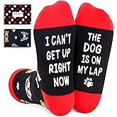 Zmart Pet Cat Dog Gifts - Novelty Funny Cute Cat Mom Dog Socks for Women Pet Lovers