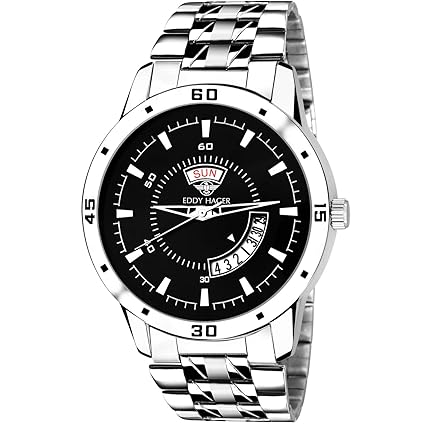 Black Day & Date Watch - for Men EH-228-BK