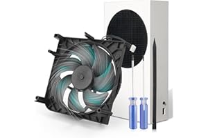 YWLRONG Internal Cooling Fan for Xbox Series S Console Cooler Replacement CPU Cooling Fan with Repair Tools(7 Blades)