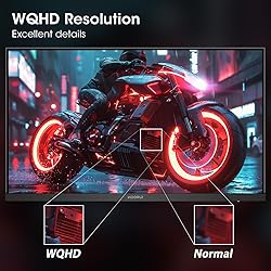 KOORUI 27” WQHD (2560 x 1440p) Gaming Monitor