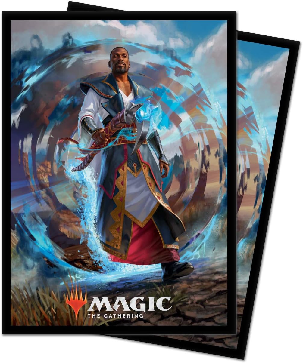 Ultra Pro M21 Teferi, Master of Time Standard Deck Protector sleeves 100ct for Magic: The Gathering, Version 2