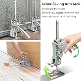 MEETOZ Hand Lifting Tool Jack 2Pcs Heavy Duty 880LBS Cabinet Flooring Window view 4