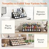 Lifewit 4 Tier Perfume Stand Plastic Organizer 30 cm Black 2 Pcs view 8