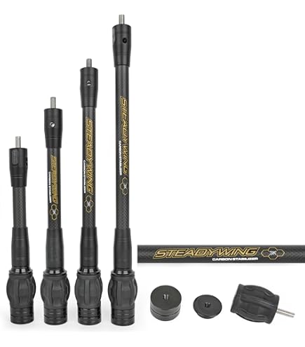 Stabilizzatore Bee Stinger MicroHex 10 Pollici Nero Opaco/Rosso Per Arco - MHX10RD